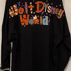 Walt Disney World Halloween‎ Spirit Jersey Women’s 2XL Top Felt Lettering NWT